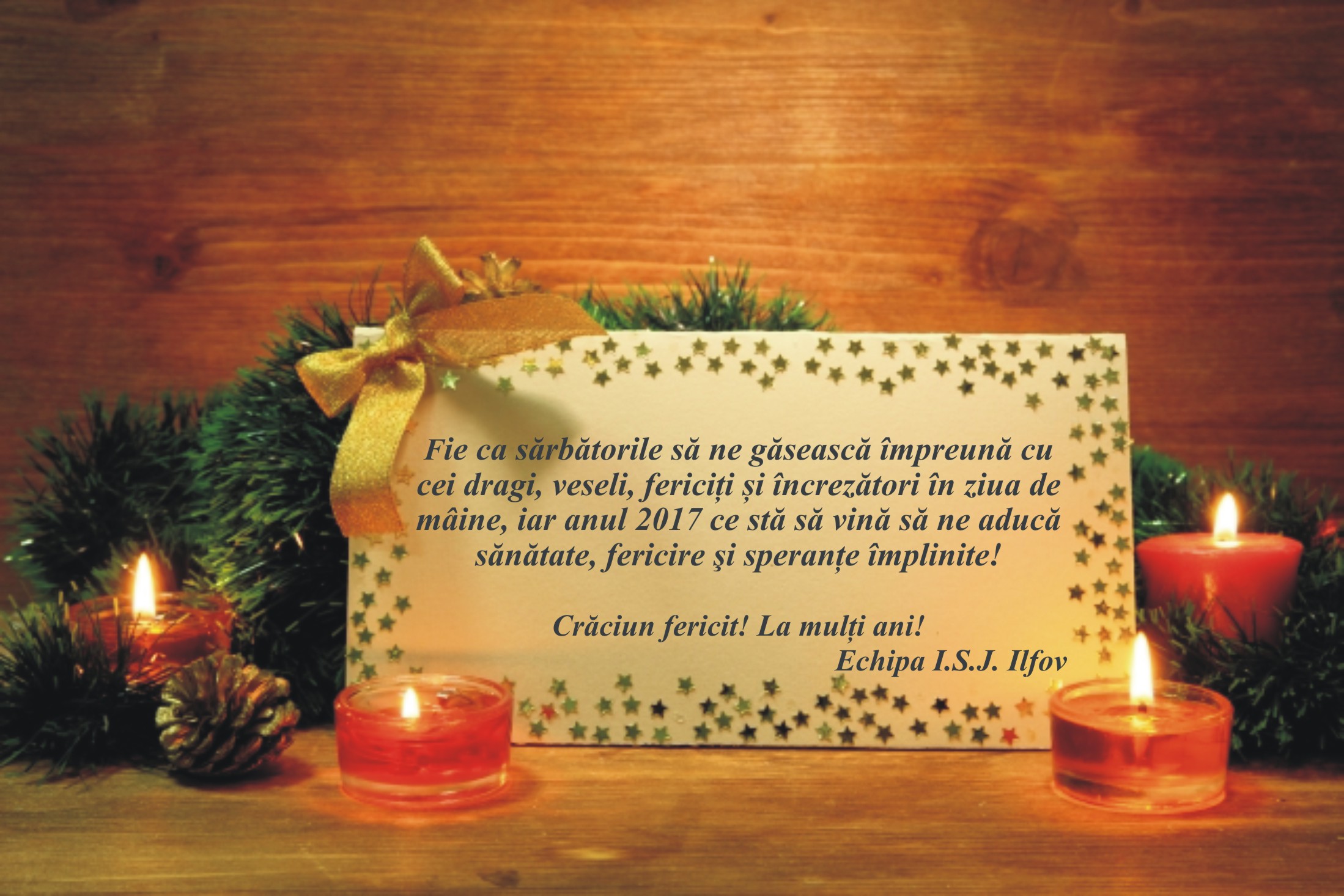 felicitare ISJ